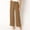 Khaki, variant on YHAJDS Women's Winter Trousers,Wide Leg Pants Woman Comfortable Pants for Women Long Pants for Women Solid Color High Waist Elastic Waist Pants with 4 Pockets Lightweight Flowy Full Length Pants