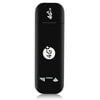 Dcenta 4G LTE USB Modem Mobile WiFi Hotspot with SIM Card Slot 150Mbps DL 50Mbps UL Max 10 Devices External Antenna Ports Black, Version