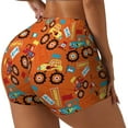 thumbnail image 2 of Qekee Monster Truck,Truck Cartoon Women Workout Shorts, Sports shorts, Scrunch Butt Lifting Gym Shorts, Breathable Soft - Medium, 2 of 9