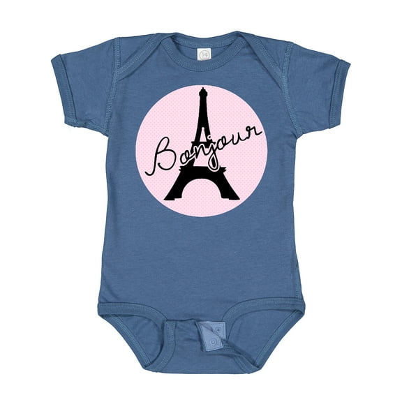 Inktastic Bonjour Girls Baby Bodysuit