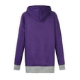 thumbnail image 5 of DondPO Essentials Hoodie Hoodies for Women Women's Plus Velvet Loose Pet Hooded Pullover Cat And Dog Big Bag Suspender Pullover Sweatshirt Long Sleeve Shirts Sweatshirt for Women Purple M, 5 of 7