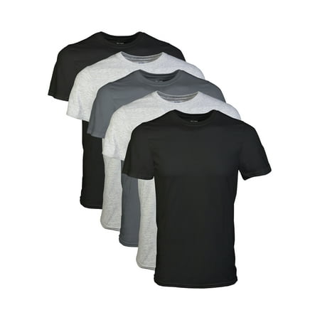 Mens Short Sleeve Crew Assorted Color T-Shirt, (Best Men's V Neck Undershirt)