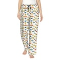 thumbnail image 2 of Lsque Cartoon Transport Print Women's Pajama Pants, Lounge Pant - Comfortable Home Wear,Elastic Waistband, Stylish Design-X-Large, 2 of 9