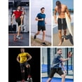 thumbnail image 7 of NY Threads 5 Pack Men's Athletic Shorts Quick Dry Loose-Fit Lightweight Running Workout Gym Shorts with Pockets, Medium, Black/Black/Black/Black/Black, 7 of 7