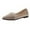 Khaki -PP42, variant on Pointed Toe Flats for Women Dressy Work Shoes Business Casual Color Block Faux Suede Ballet Flats Slip on Office Ladies Comfortable Dress Pink