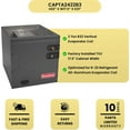 thumbnail image 4 of GOODMAN 2 TON 15.2 SEER2 AC & 80% AFUE 80K BTU GAS FURNACE SYSTEM - R32 - UPFLOW with 25FT Copper Line Set, 4 of 5