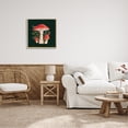 thumbnail image 2 of Stupell Industries Red Mushrooms & Ferns Botanical & Floral Painting Gray Framed Art Print Wall Art, 24 x 24, 2 of 8