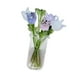 thumbnail image 4 of Figura de flores de cristal con jarrón, ramo de regalo, figuras coleccionables, artificiales, 4 of 9