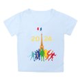 thumbnail image 5 of Hauts d'Été Garçons Filles T-Shirts Mode Imprimé Dessin Animé Manches Courtes Coupe Ample Décontractée Col Rond Blouse Chemises de Printemps pour Garçon 3-4T, 5 of 5