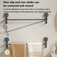 thumbnail image 4 of Towel Rack Suction Cup Punch-free Bathroom Towel Holder Wall Mounted Hanging Shelf Organization, 4 of 11