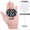 thumbnail image 2 of FMSHPON Skull and Red Rose Black Set of 2 Car Coaster for Drinks, Absorbent Ceramic Stone Coasters Cup Mat with Cork Base for Home Kitchen Room Coffee Table Bar Decor, 2 of 5