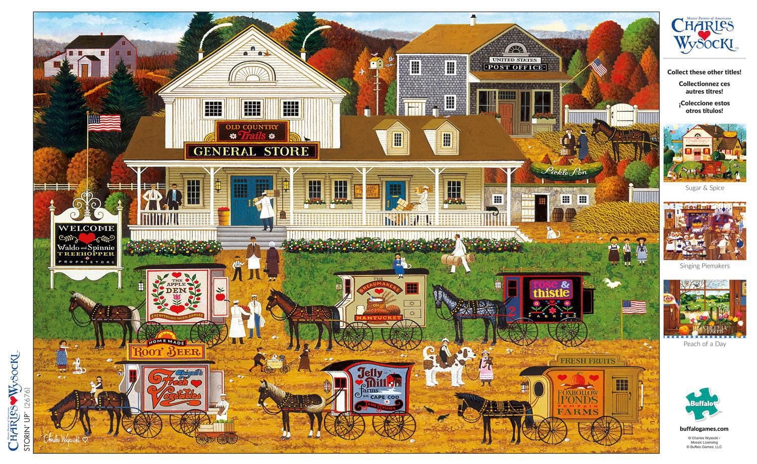 Buffalo Games - Charles Wysocki - Storin' Up - 300 Piece Jigsaw Puzzle