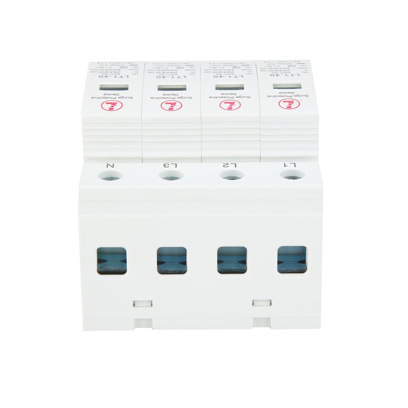 Joernso 4P 20KA/40KA/65KA/80KA 420V AC House Surge Protective Device White Arrester