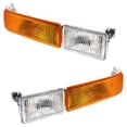 thumbnail image 2 of New Front Left and Front Right Turn Signal Light Compatible With Chevrolet GMC Jimmy SLE 6 Cyl 4.3L S10 Base 6 Cyl 4.3L 1998-2005 By GM2520163 GM2521163 15098271 15098272, 2 of 5