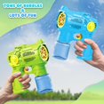 thumbnail image 2 of Juego de 2 pistolas Bubble Guns Haktoys con baterías y solución de recarga, 2 of 6