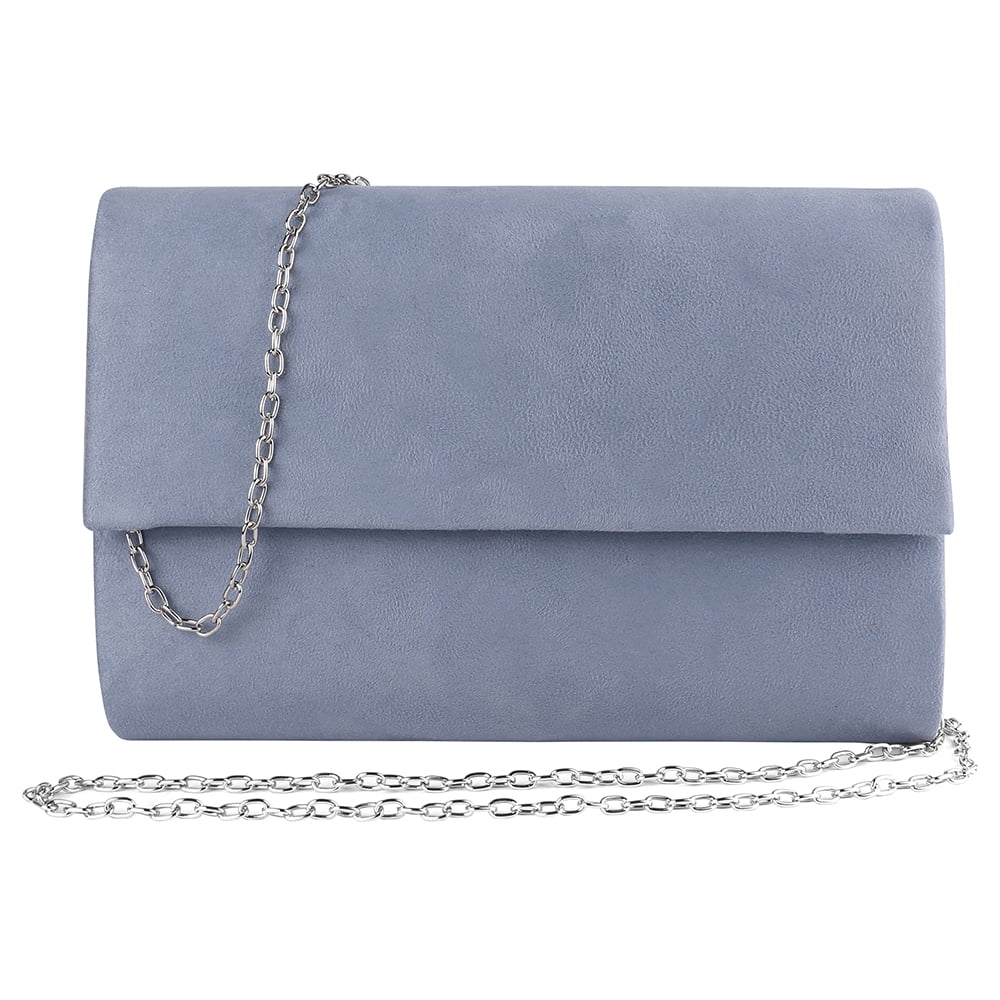 Clutch With Tassel Electric Blue Suede Clucth With Chain Real Suede Bag Women Bag Gift For Woman Summer Suede Bag Exlusive Gift