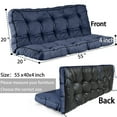 Waterproof Outdoor Swing Cushion Yehotty 55 Inch Thick Porch Swing Waterproof Outdoor Swing Cushion Yehotty 55 Inch Thick Porch Swing