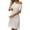 White, variant on Timegard Summer Dresses for Women off the Shoulder Cap Sleeve Comfy Casual Knit Dresses Fashion