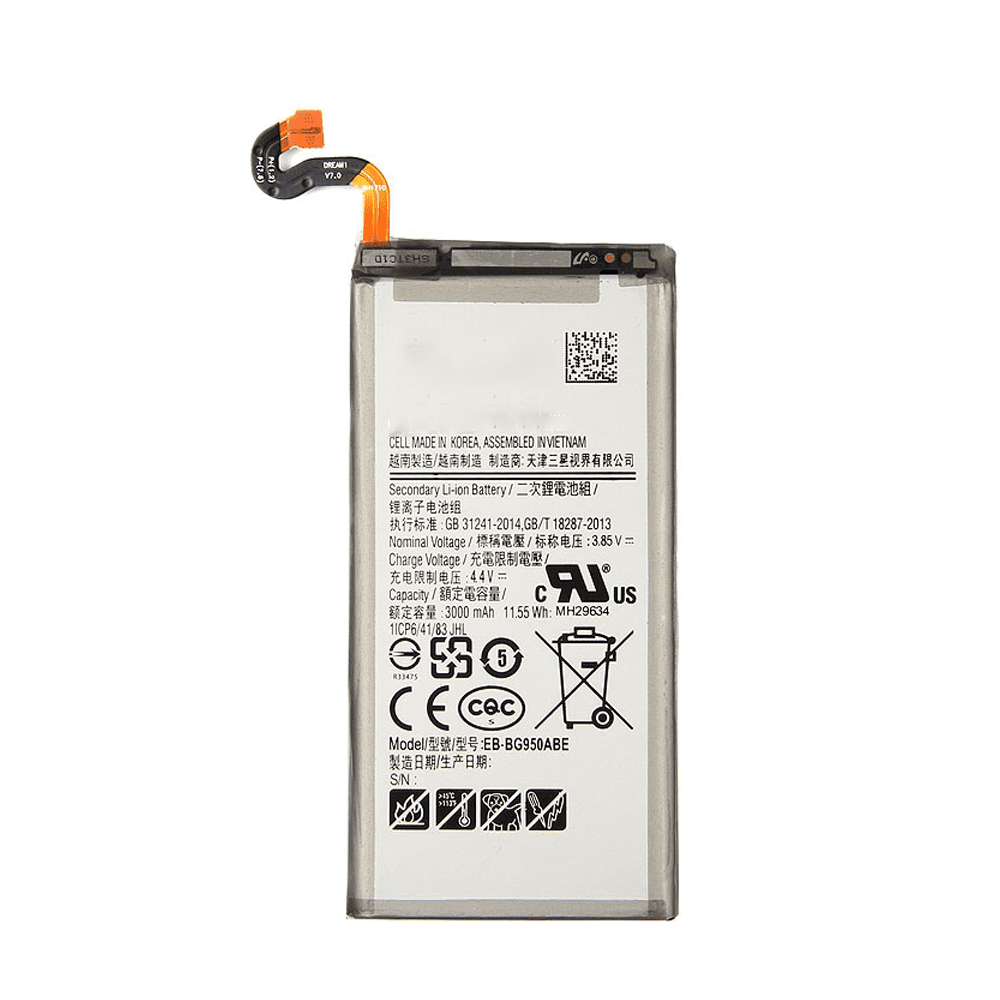 Batterie interne pour téléphone mobile Samsung Galaxy S8 3000mAh EB-BG950ABE