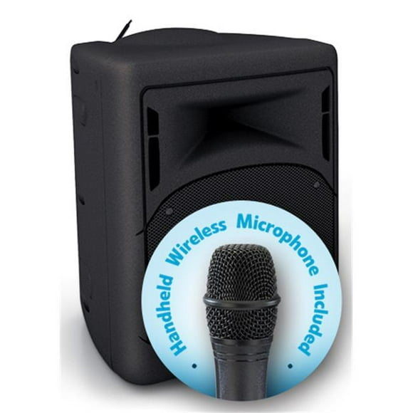 Oklahoma Sound PRA-8000-PRA8-5 40 Watts Système de PA Sans Fil avec Microphone Sans Fil de Poche