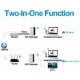 thumbnail image 3 of ZHAOCHENG Repetidor Wi-Fi 300 MBIT/S, 2,4 GHz, expansión de red con gran alcance, puerto Ethernet, WPS, modo AP, fácil instalación, compatible con todos los dispositivos WLAN) Enchufe UE, 3 of 5