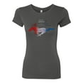 thumbnail image 2 of Wild Bobby, Classic Ford Mustang Car Logo, Cars and Trucks, Womens Slim Fit Junior Tee, Dark Grey, Large, 2 of 3