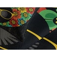 thumbnail image 4 of Ambesonne Retro Quilted Bedspread Set 3 Pcs, Woman Head Flower Hair, Queen Size, Multicolor, 4 of 5