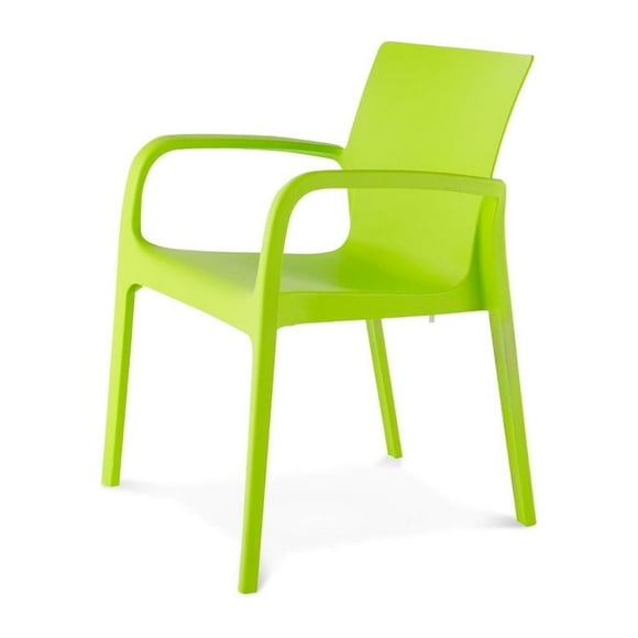 Lagoon Silla de Comedor con Descansabrazos para Interior y Exterior con Protección UV, Modelo Alissa 7050 Lagoon ALISSA