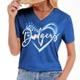 thumbnail image 3 of Remera Talovee de Béisbol para Mujer Día de Juego Azul Talle XL, 3 of 5