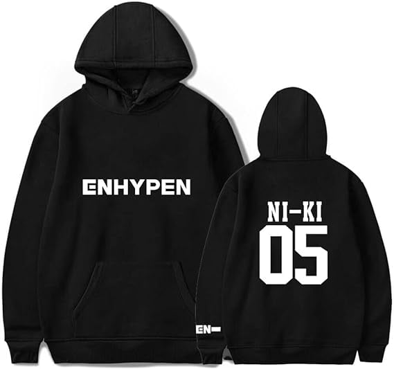 Kpop Enhypen Merch En World Tour Fashion Hoodie Long Sleeve