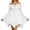 White, variant on Womens Halloween Pirate Dresses Off Shoulder Bell Sleeve Mini Dress Irregular Hem Renaissance Costume Spooky Festival Party Wear Outfits