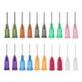 thumbnail image 1 of 20 Pcs Different Gauge 0.51 Inch Blunt Tip Dispensing Needles for Refilling Liquid Ink, Multicolored, 1 of 5