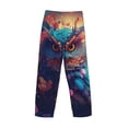 thumbnail image 6 of Balery Colorful Feather Owl print Men's Pajama Pants,Ultra Lightweight Pjs,Lounge Pant-XX-Large, 6 of 9