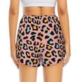 thumbnail image 2 of Rocae Leopard for Women's Athletic Shorts Quick Dry Workout Hiking Shorts With Pockets for Running, Yoga, Gym, Sports XX-Large, 2 of 9