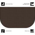thumbnail image 4 of (2 pack) Mainstays Comfort Mate D Kitchen Mat; Brown, 1.5' x 2.5', 4 of 6
