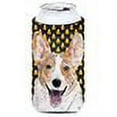 thumbnail image 2 of Cardigan Corgi Candy Corn Halloween Tall Boy Hugger, 2 of 2