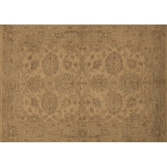 Ahgly Company Indoor Rectangle Oriental Brown Traditional Area Rugs, 4' x 6'
