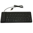 thumbnail image 1 of 85-key soft keyboard Foldable Silicone Keyboard USB Wired Waterproof Rollup Keyboard for PC Notebook Laptop, 1 of 8