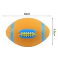 thumbnail image 5 of Zhaomeidaxi Squeaky Dog Toys Rugby Shape for Pet, Durable Latex Squeaky Dog Toy Balls, Funny Animal for Small, Medium and Large Breed Dogs Interactive Play and Chasing, 5 of 8