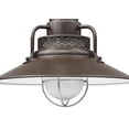 thumbnail image 3 of RRRS14-ABR-Millennium Lighting-R Series - 1 Light Stem Hung Railroad Shade-9.5 Inch Tall and 14 Inch Wide-Architectural Bronze Finish, 3 of 3
