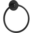 thumbnail image 1 of Anneau Porte-Serviettes en Acier Inoxydable à Rotation 180°, Support de Serviette à Ventouse avec Finition Noire Mate pour Installations Sans Effort, 1 of 5