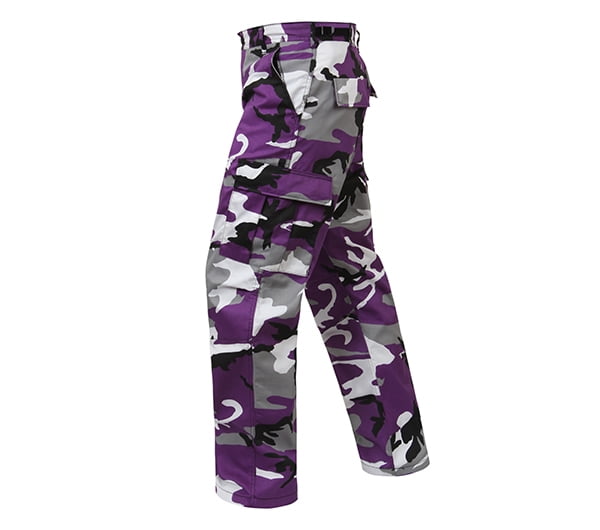 Purple Camo Pants Camouflage Cargo Pants Camouflage Bdu Pants Medium Bdu Pants 