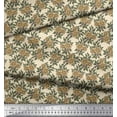 thumbnail image 3 of Soimoi Cotton Voile Fabric Leaves & Floral Block Fabric Prints by Yard 56 Inch Wide, 3 of 3