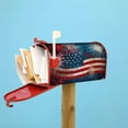thumbnail image 7 of Fireworks US Flag Mailbox Covers, Magnetic Post Box Cover Wraps Standard Size 21x18 in for Garden Yard Decor, 7 of 7