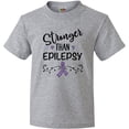thumbnail image 3 of Inktastic Epilepsy Awareness Ribbon Support Walk Youth T-Shirt, 3 of 5