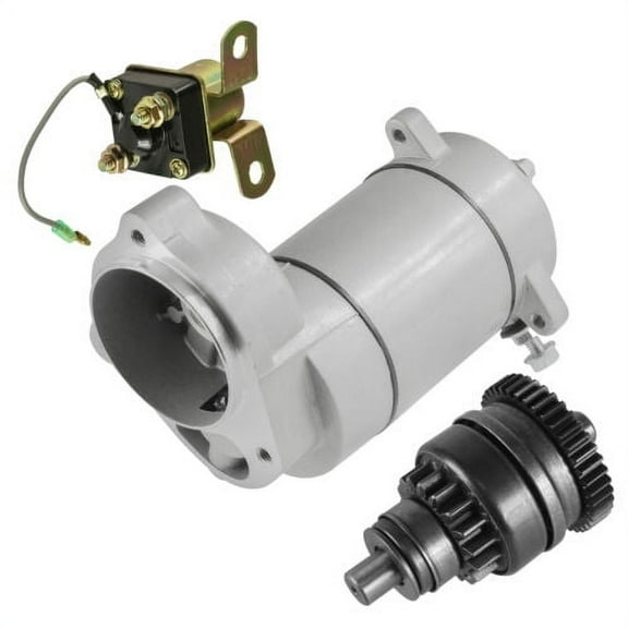 Starter Drive & Relay Solenoid for Polaris Sport 400 1994 1995 1996 1997 98 1999