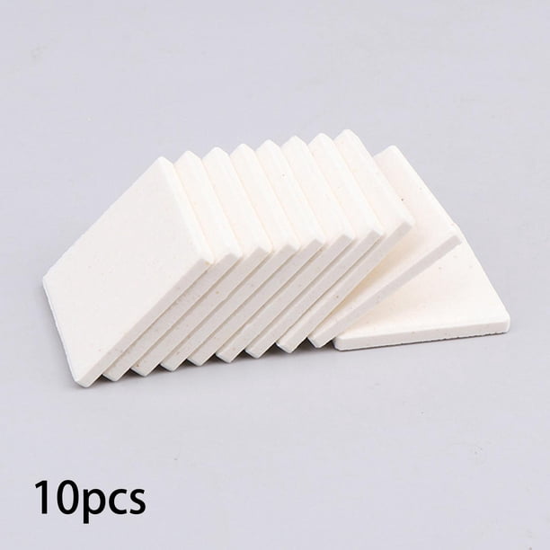 10 tapones de cerámica blanca para de coral coralino, decoración para acuarios, suministros profesionales, soporte resistente para tapones