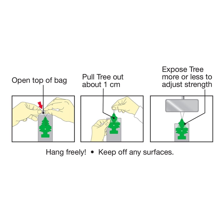 Little Trees Summer Linen Hanging Car Air Freshener 6-Pack photo 5