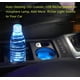 thumbnail image 3 of Luces LED para portavasos de coche, 7 colores que cambian la almohadilla de carga USB Wat JM ER, 3 of 5