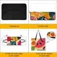 thumbnail image 4 of Tropical Fruits with Exotic Flavors Picnic Blanket Waterproof Outdoor Beach Blanket Hand-held Pad Suitable for Travel, Camping, Beach, Family Gatherings, 4 of 8